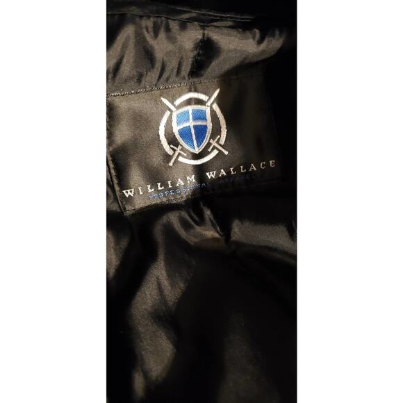 WILLIAM Wallace Black Thinsulate Insulation Trench Coat Jacket Size Small - Picture 4 of 11